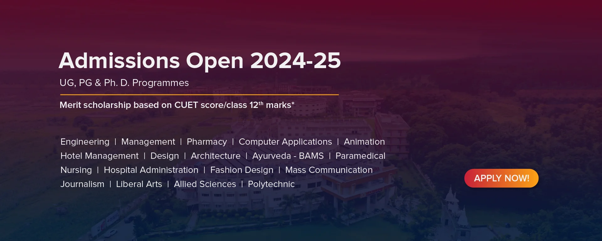 Admissions Open 2024