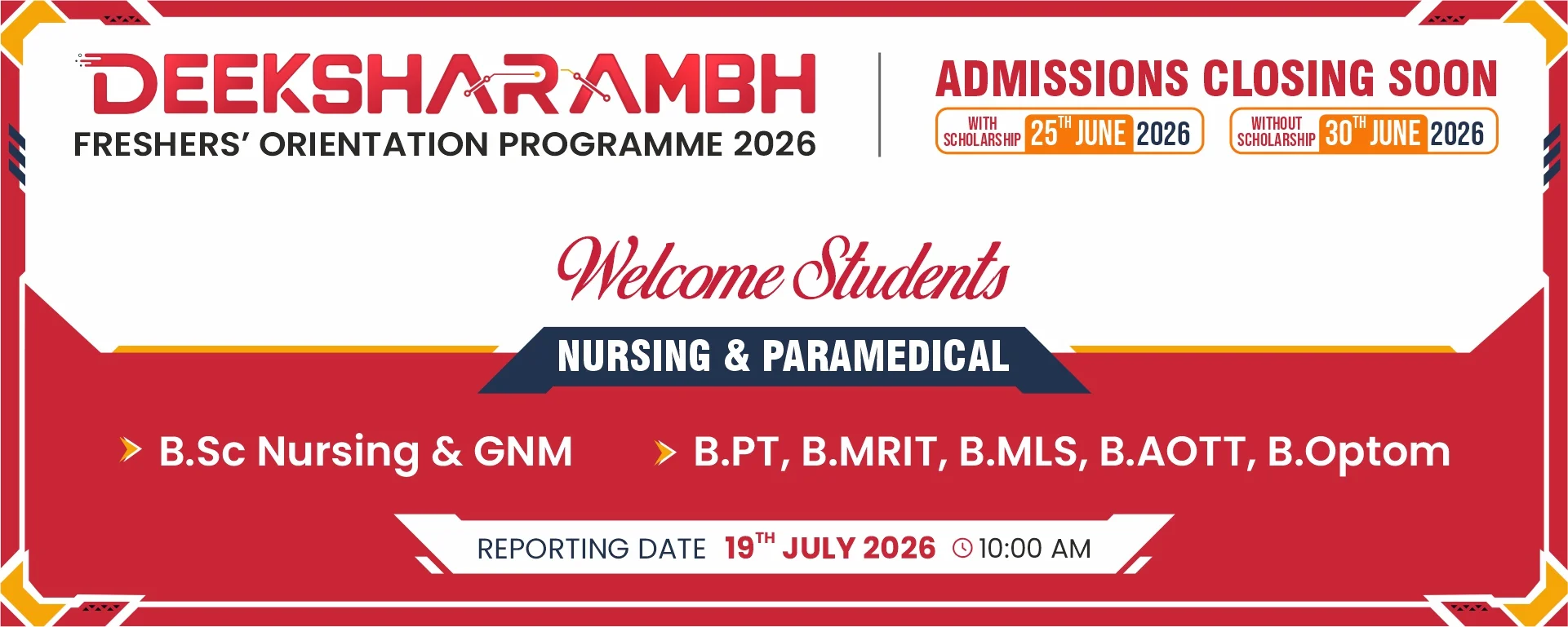 Admission Open